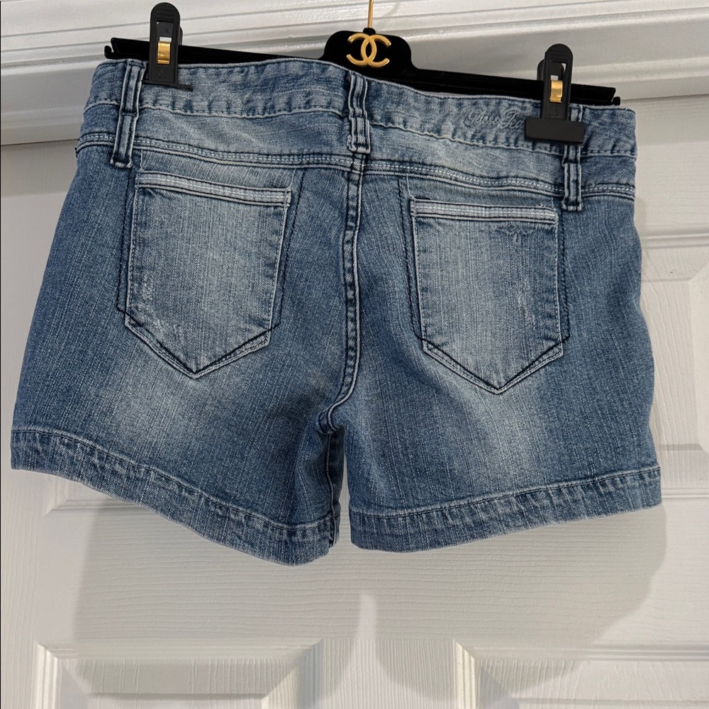 Guess Women's Light Blue Jean Shorts - Picture 4 of 4